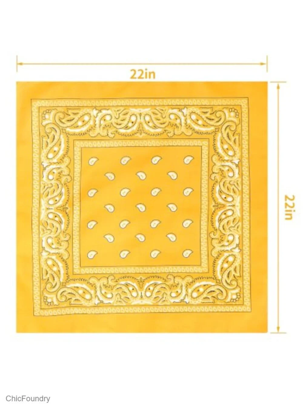 Polyester Bandana 12 Pack Head Scarf 22in Multi-Use